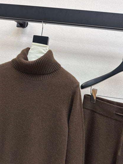 Brun 25fw sweater wide pants set