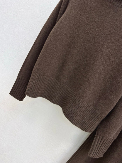 Brun 25fw sweater wide pants set