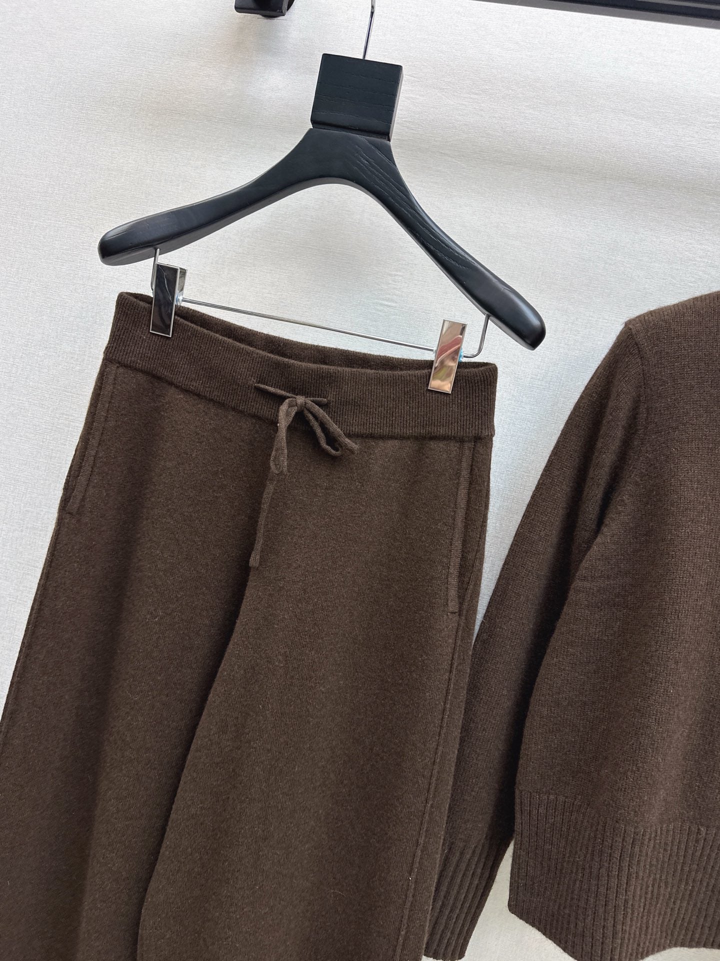 Brun 25fw sweater wide pants set