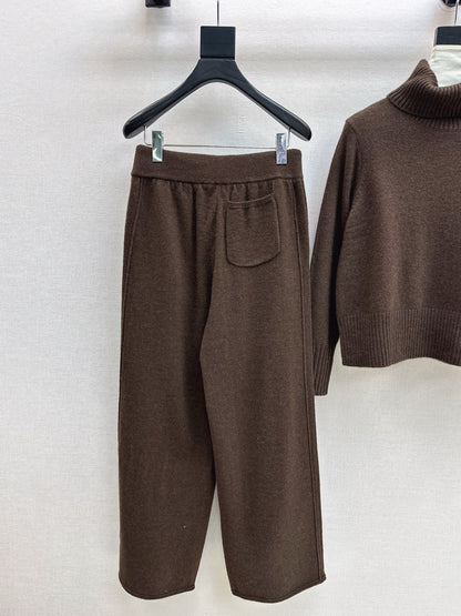 Brun 25fw sweater wide pants set