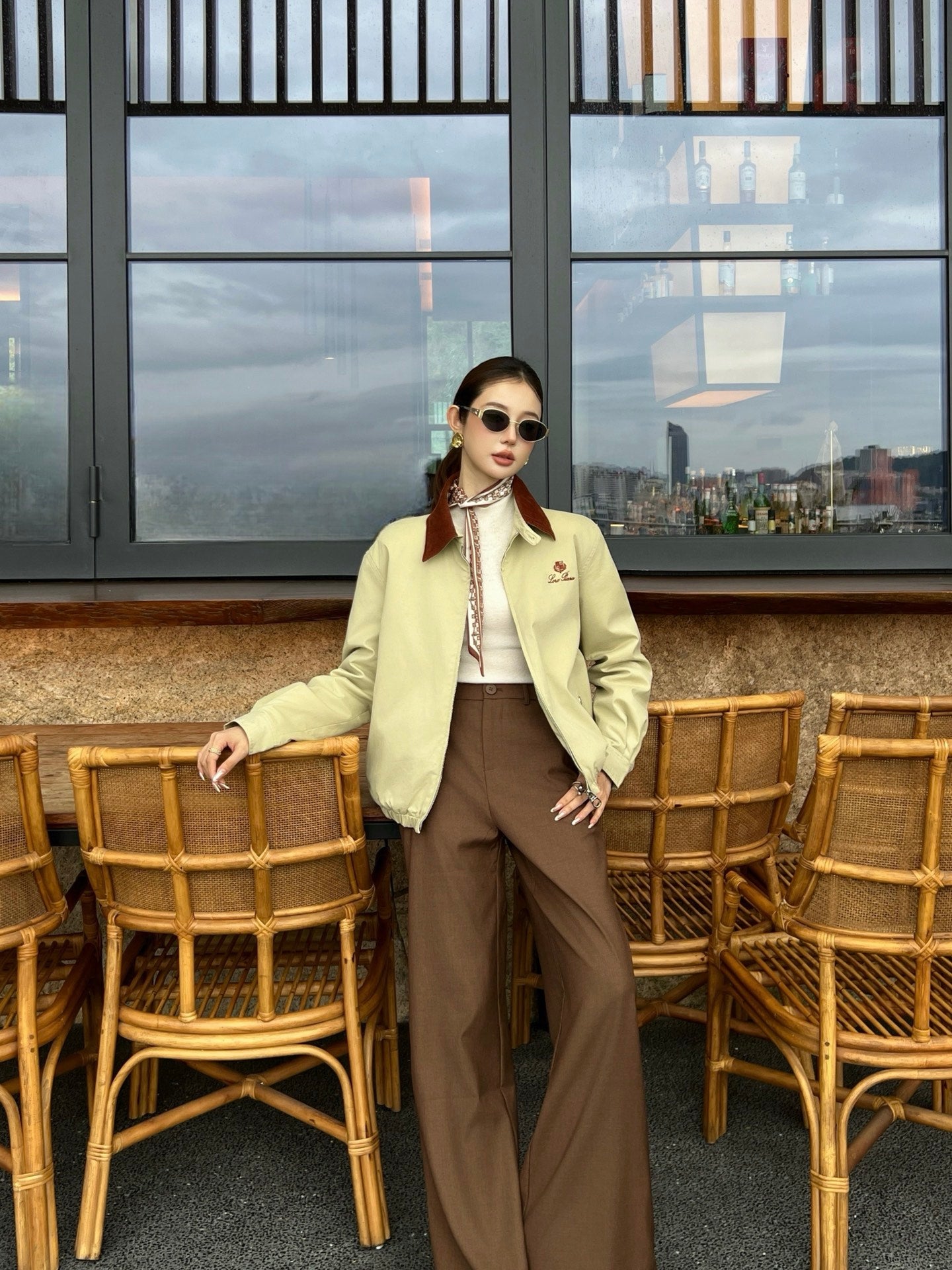 Loro 25fw padded jacket