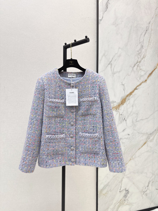 Chan 25fw woven tweed jacket