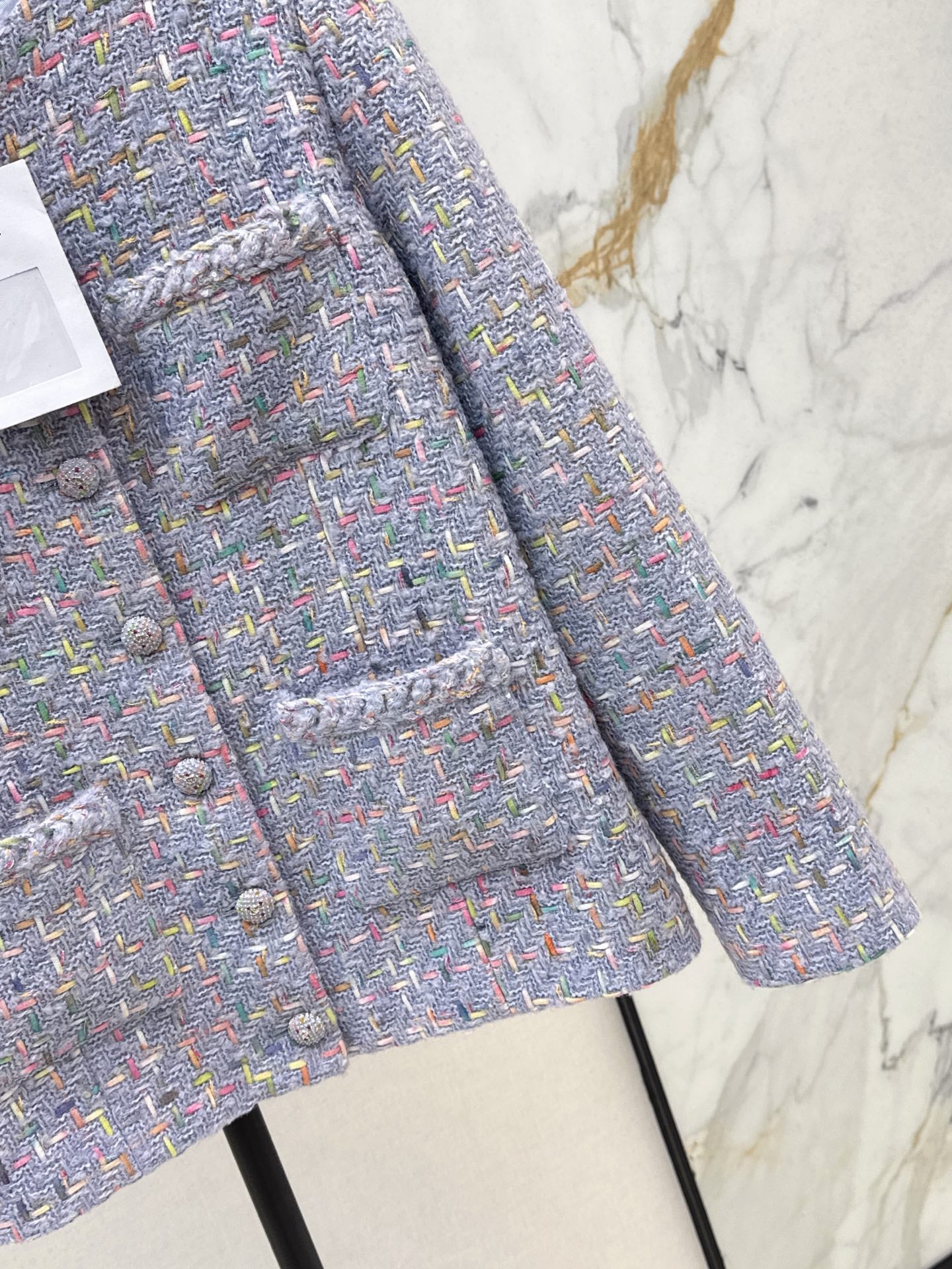 Chan 25fw woven tweed jacket