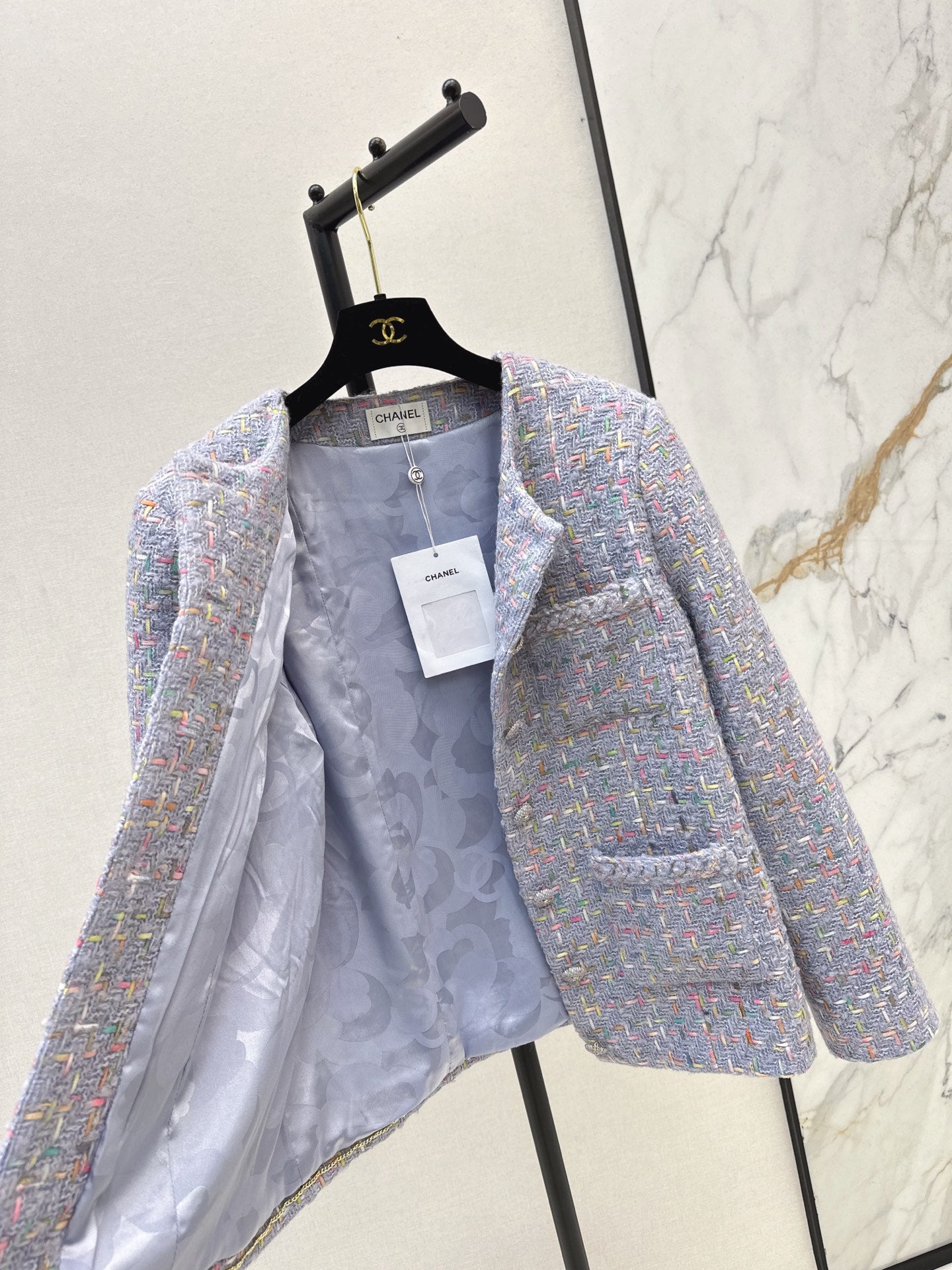 Chan 25fw woven tweed jacket