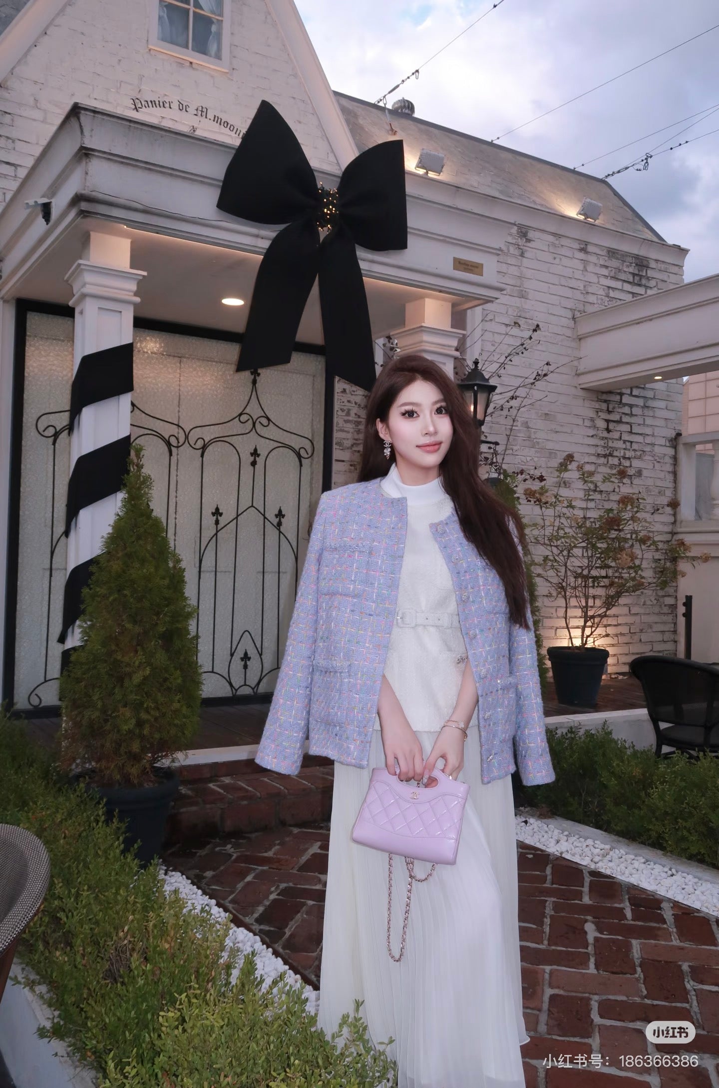 Chan 25fw woven tweed jacket