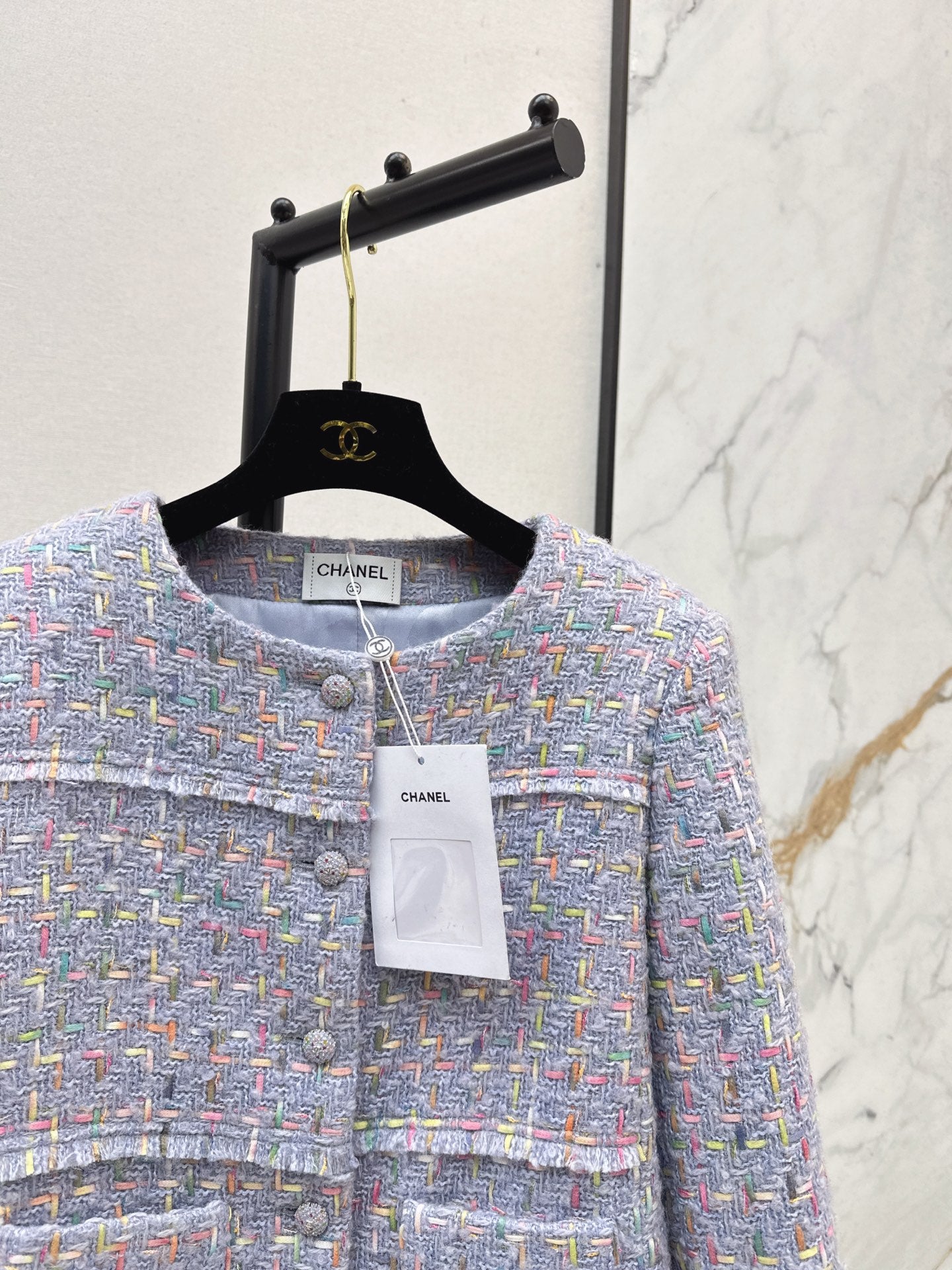 Chan 25fw woven tweed jacket