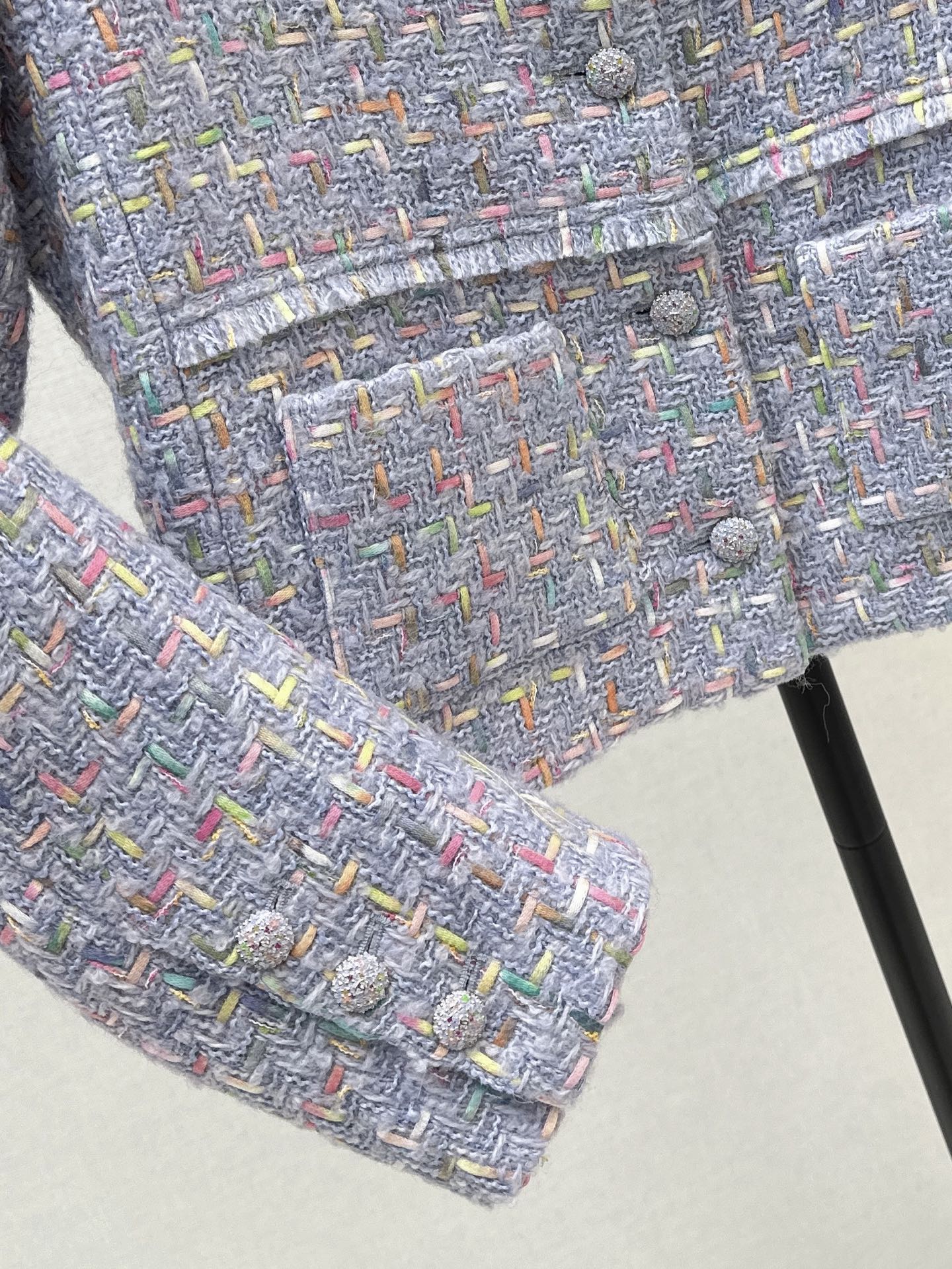 Chan 25fw woven tweed jacket