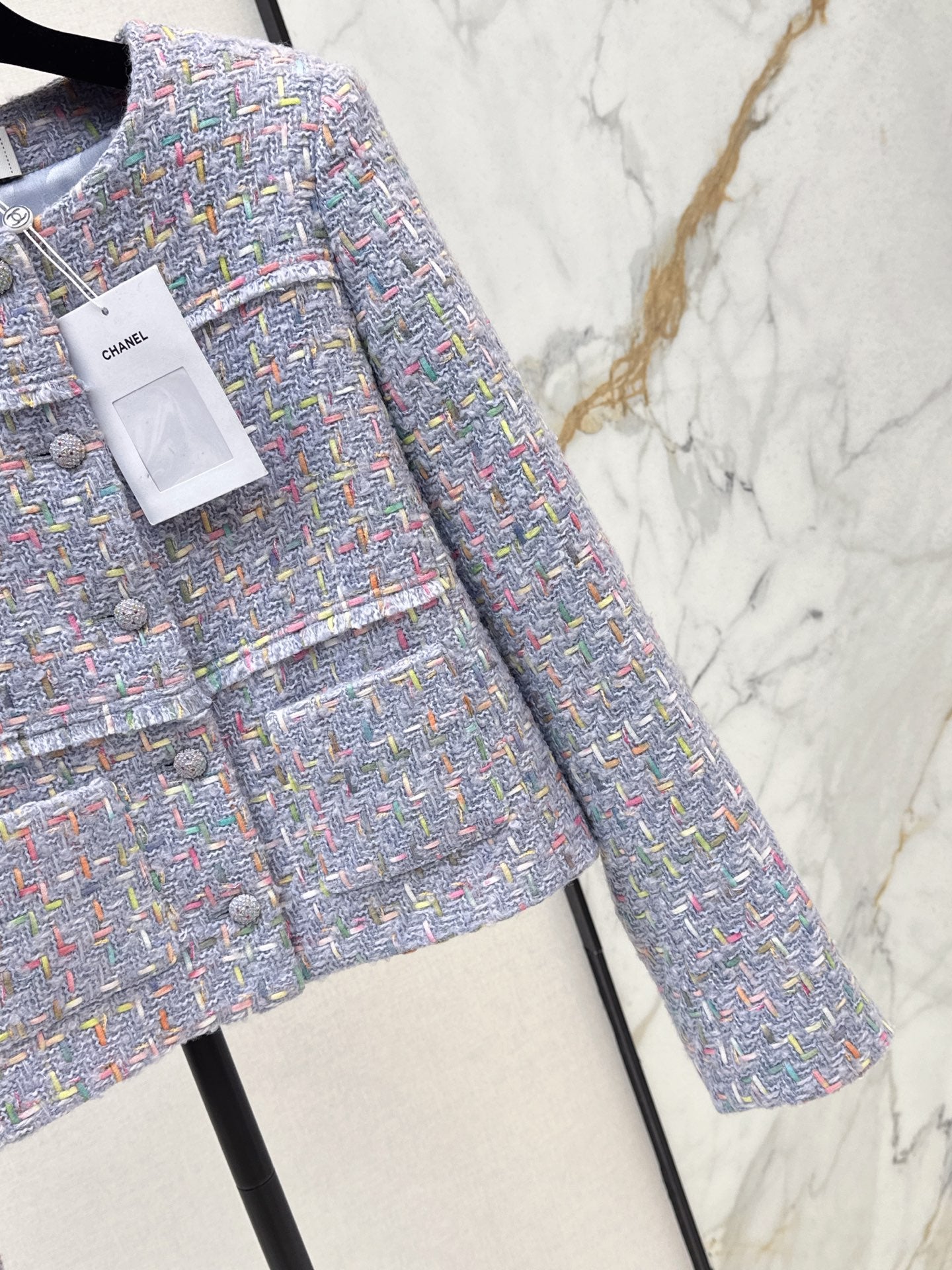 Chan 25fw woven tweed jacket