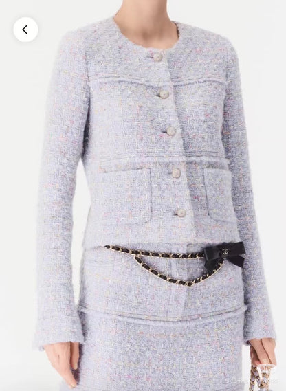 Chan 25fw woven tweed jacket