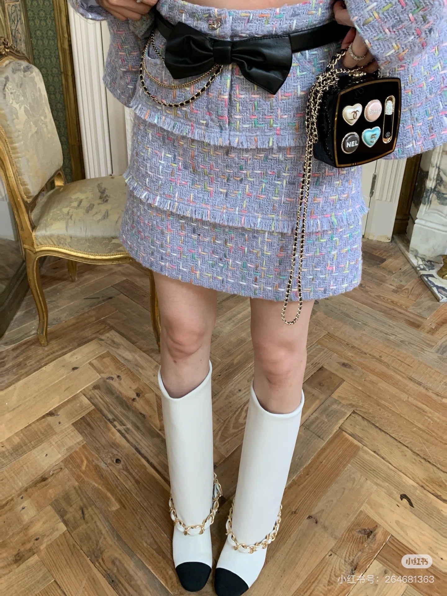 Chan 25fw woven skirt