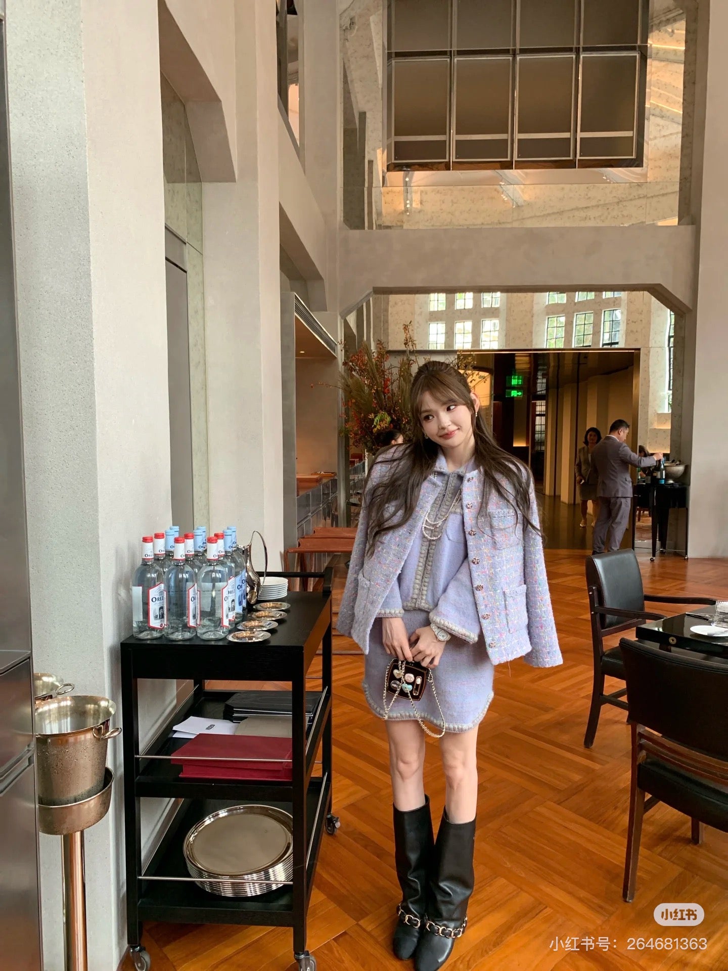 Chan 25fw woven skirt