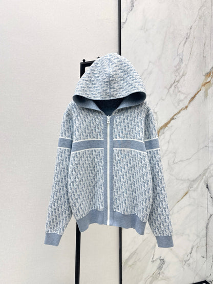 CD 25fw hooded reversible jacket