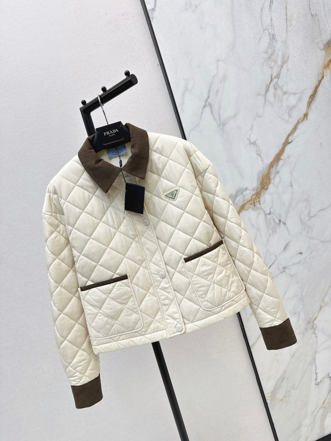Pra 25fw quilted jacket