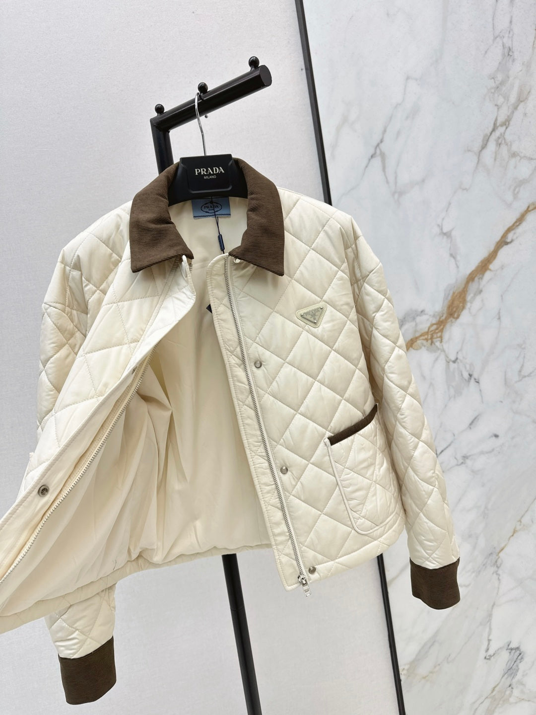 Pra 25fw quilted jacket