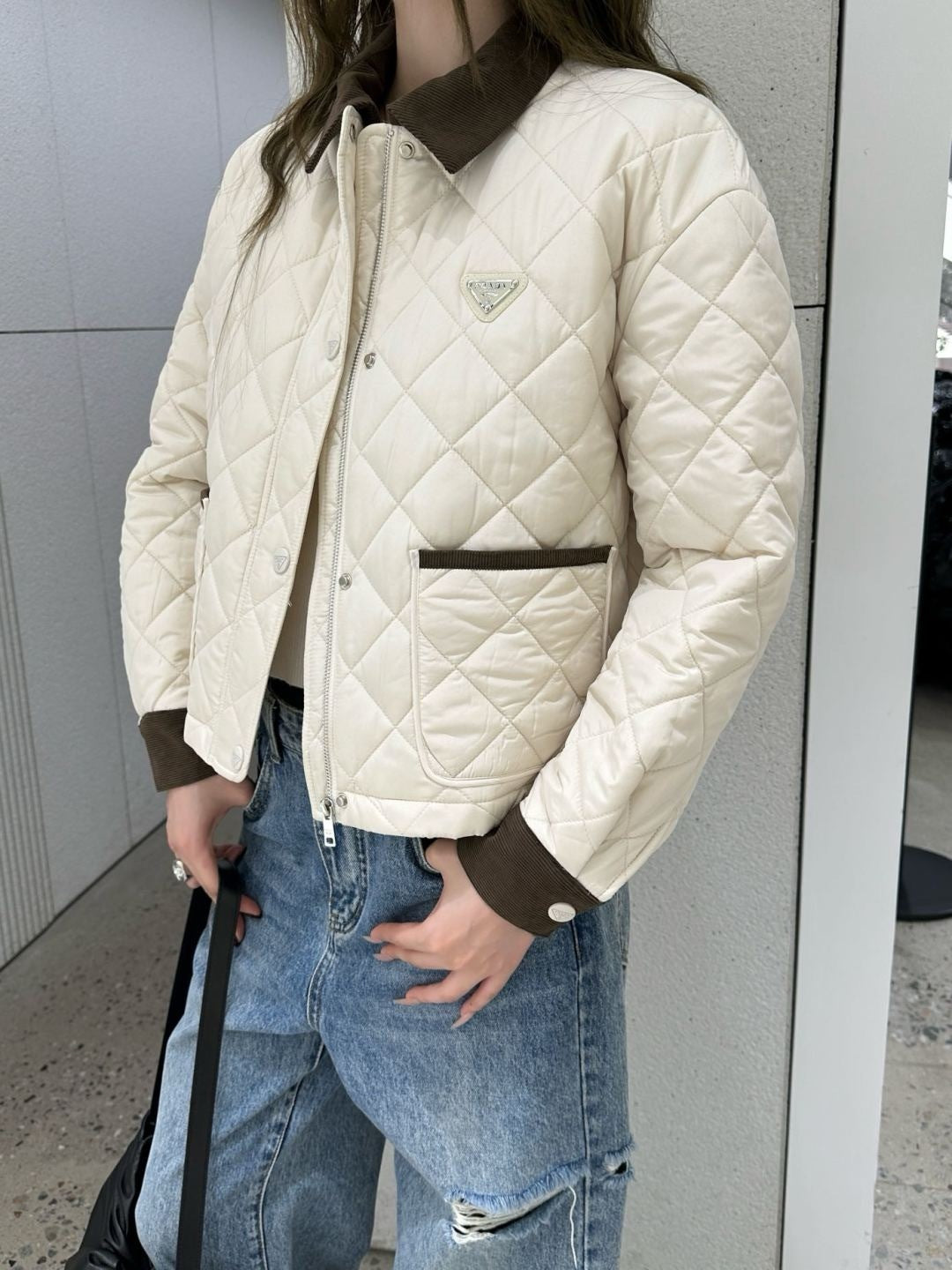 Pra 25fw quilted jacket
