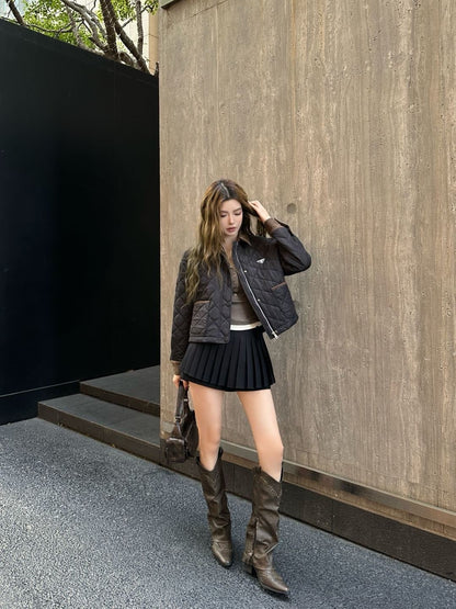 Pra 25fw quilted jacket