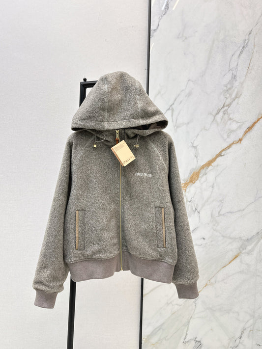 Miu 25fw hooded jacket