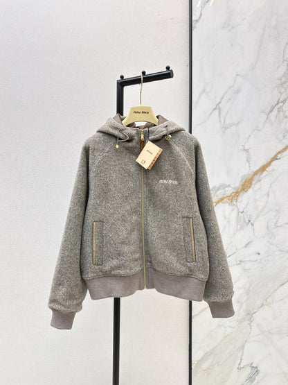 Miu 25fw hooded jacket