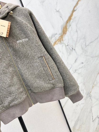 Miu 25fw hooded jacket