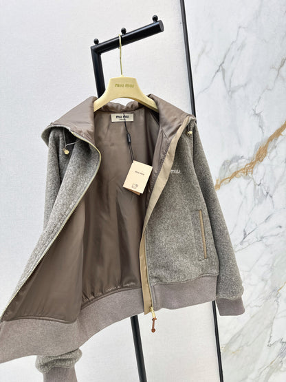 Miu 25fw hooded jacket