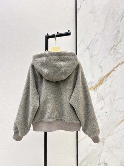 Miu 25fw hooded jacket