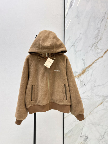 Miu 25fw hooded jacket