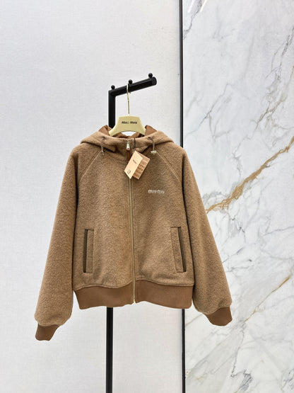Miu 25fw hooded jacket