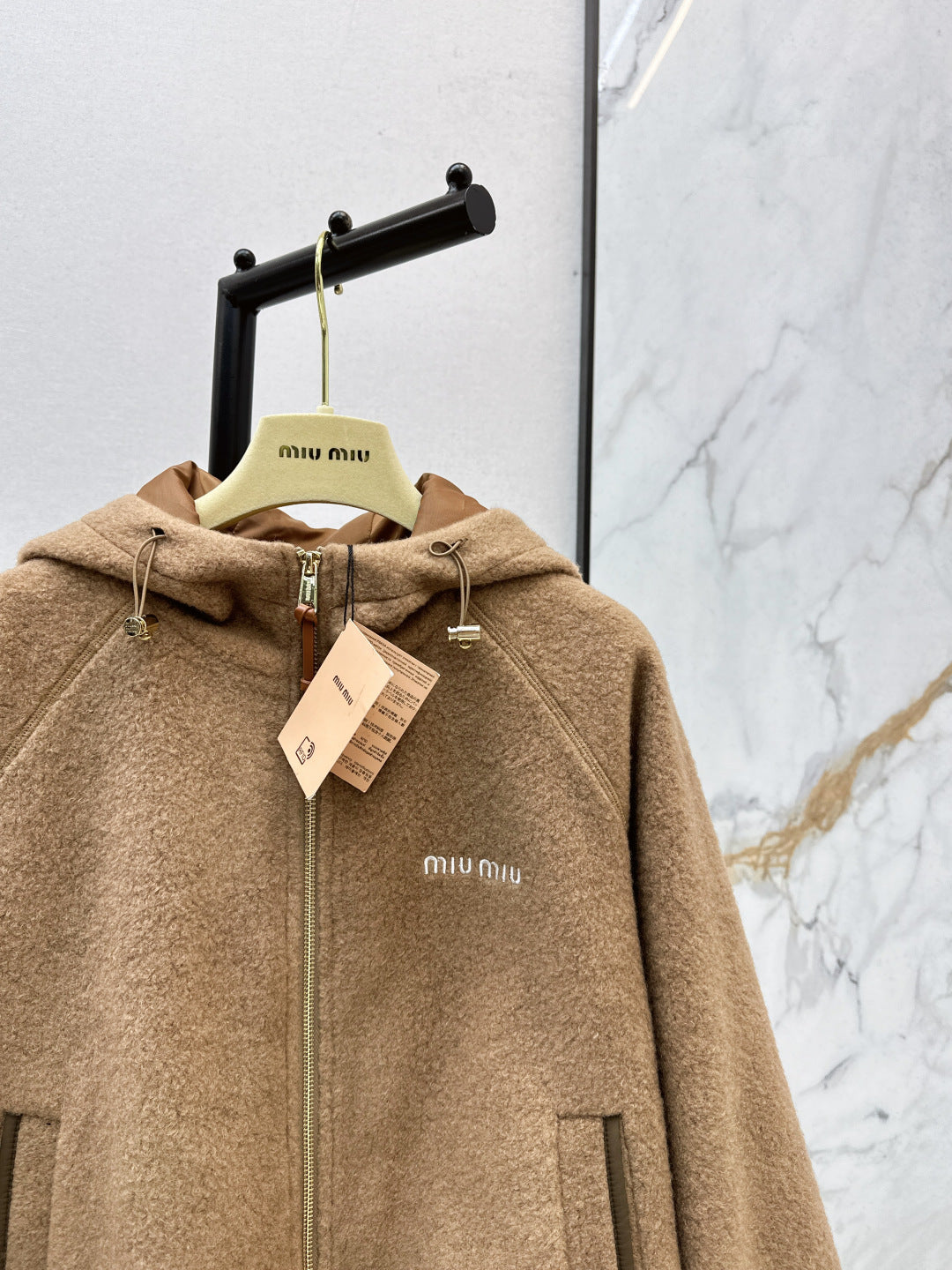 Miu 25fw hooded jacket