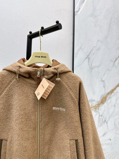 Miu 25fw hooded jacket