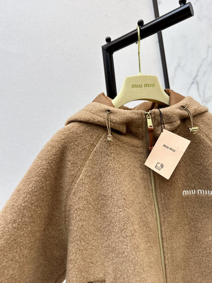 Miu 25fw hooded jacket