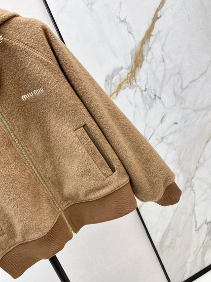 Miu 25fw hooded jacket