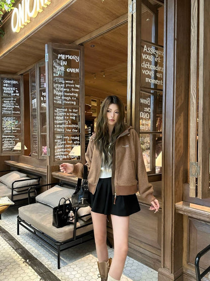 Miu 25fw hooded jacket