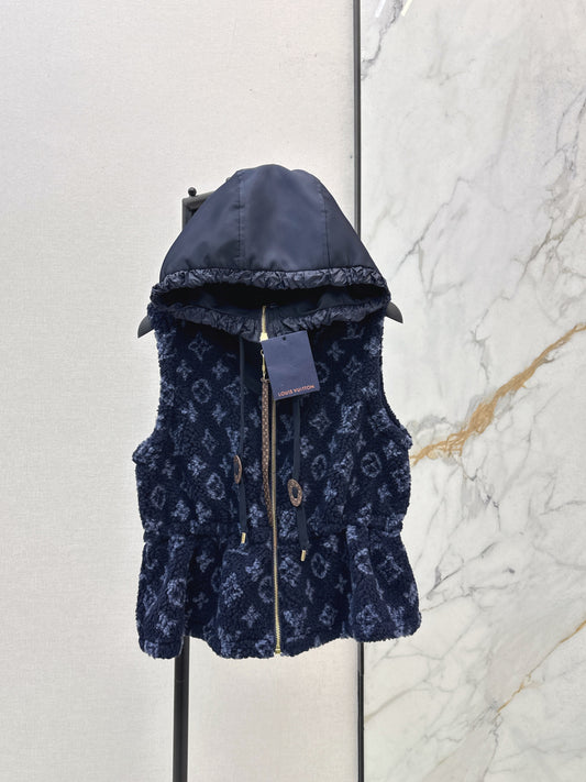 Loui 25fw hooded vest
