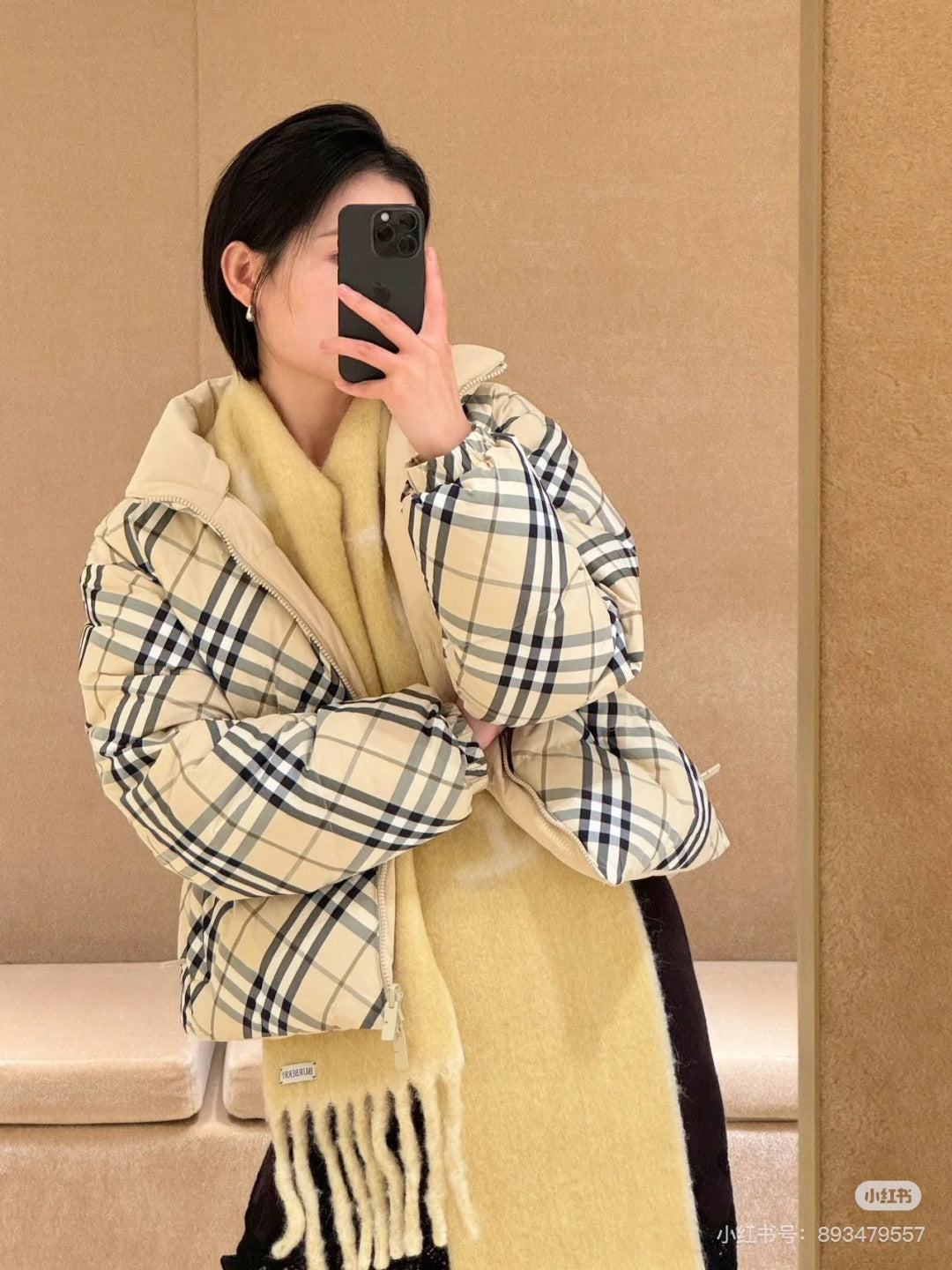 Bur 25fw reversible down jacket