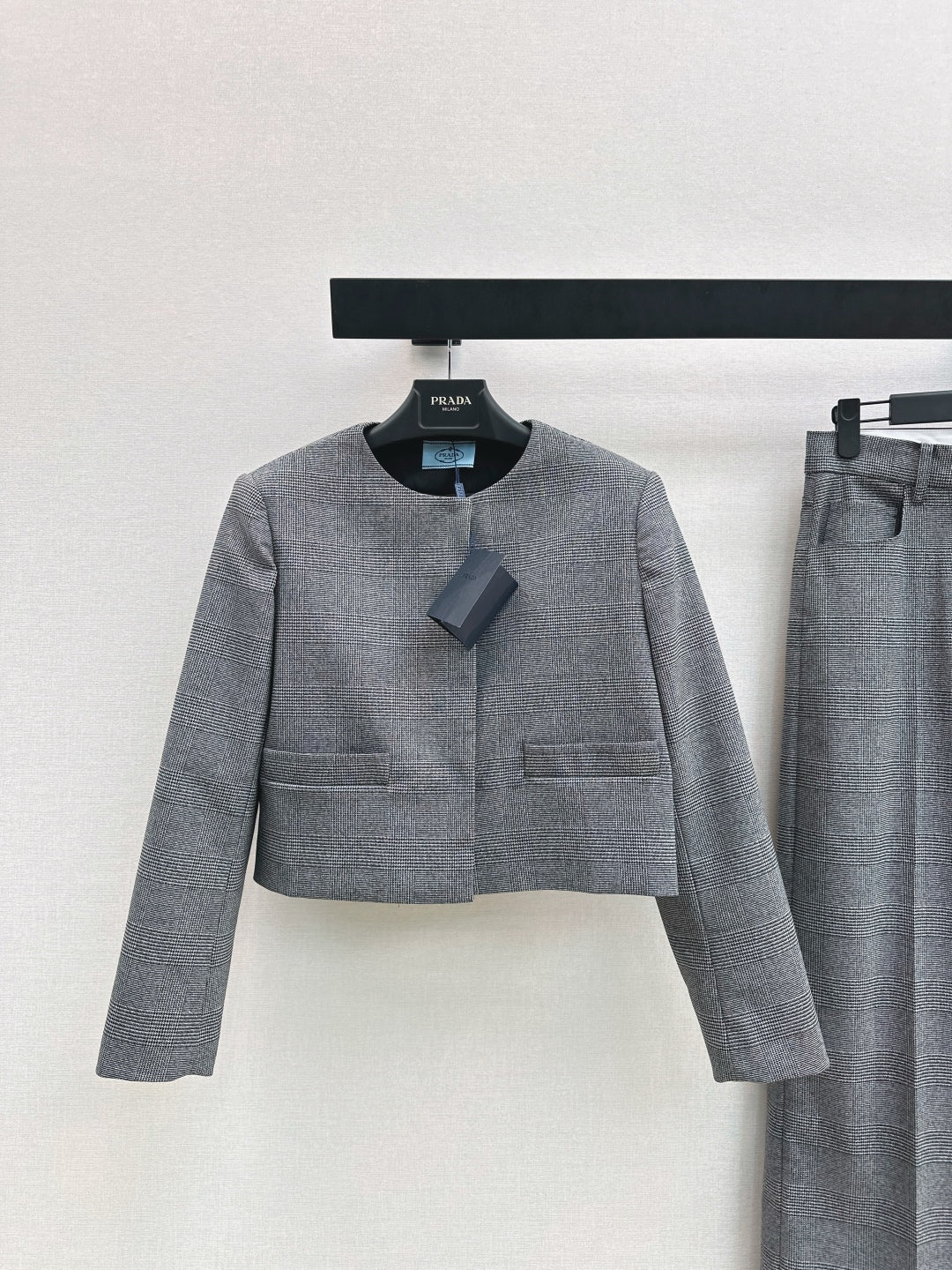 Pra 25fw plaid jacket