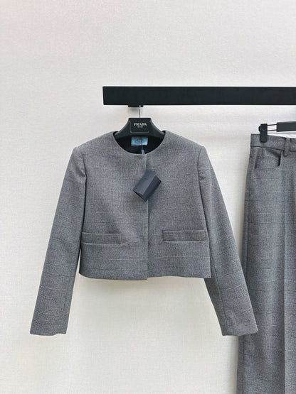 Pra 25fw plaid jacket