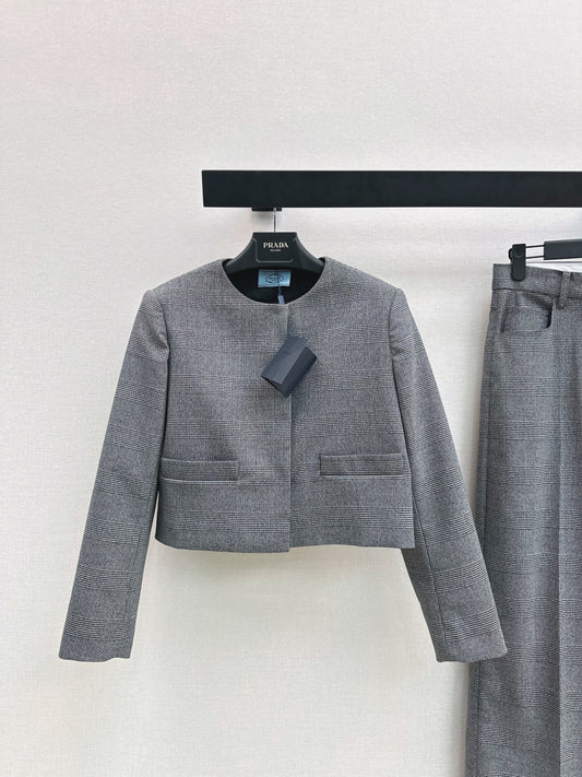 Pra 25fw plaid jacket