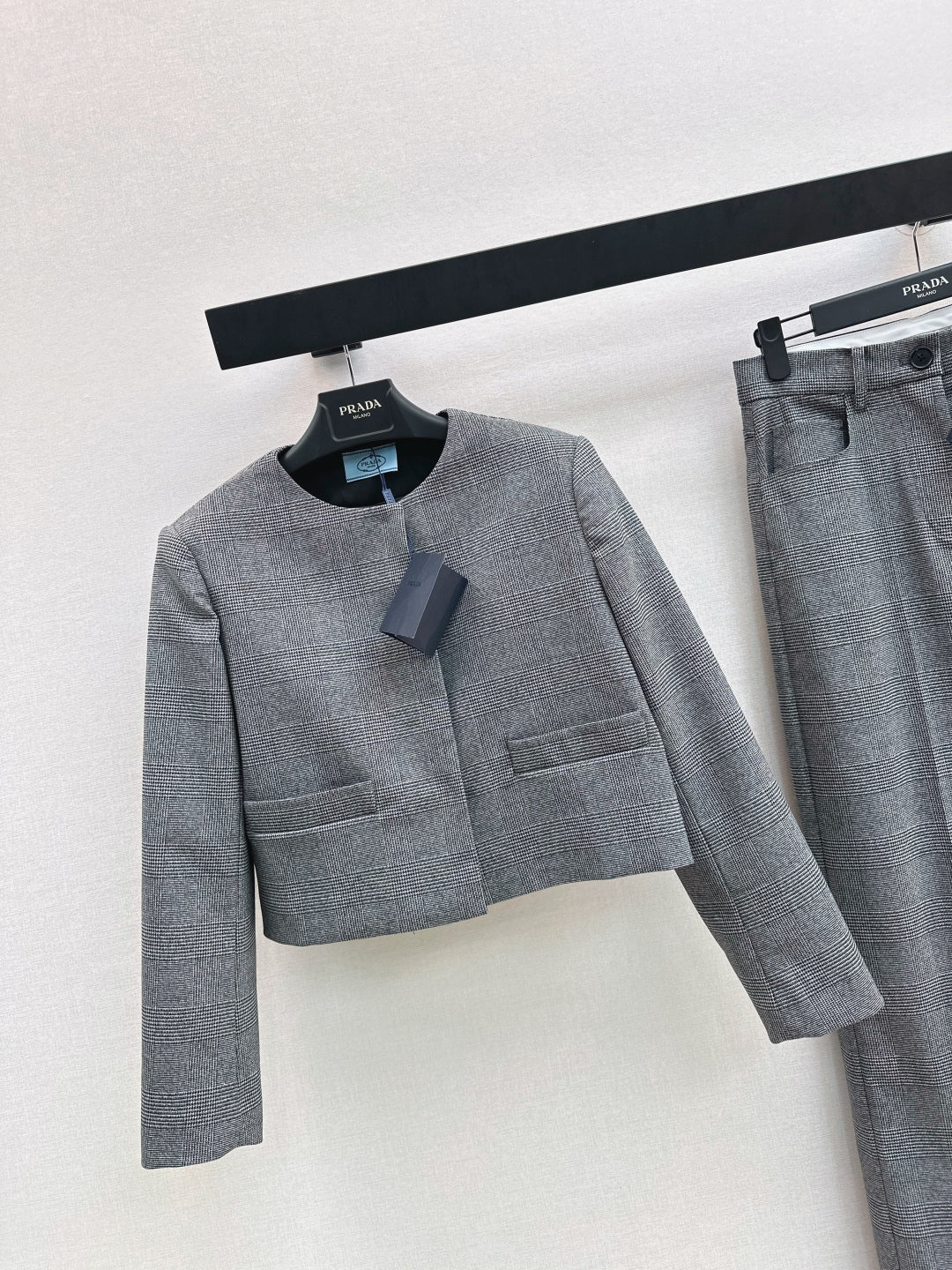 Pra 25fw plaid jacket