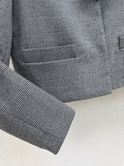 Pra 25fw plaid jacket