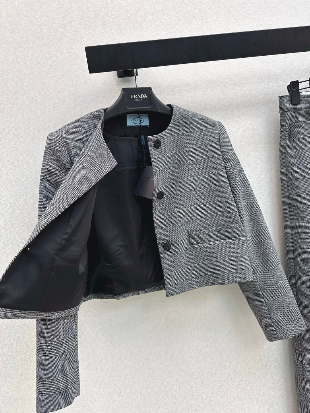 Pra 25fw plaid jacket