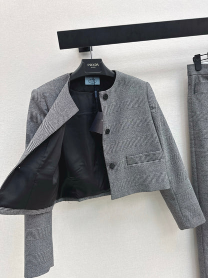 Pra 25fw plaid jacket