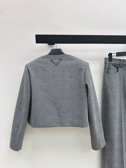 Pra 25fw plaid jacket