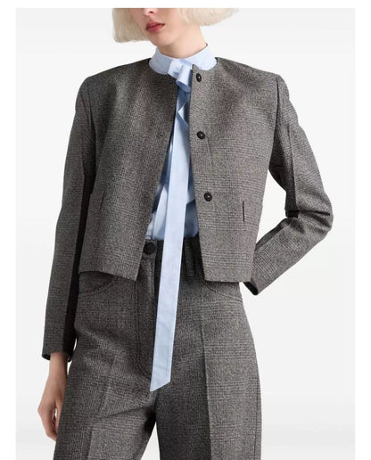 Pra 25fw plaid jacket