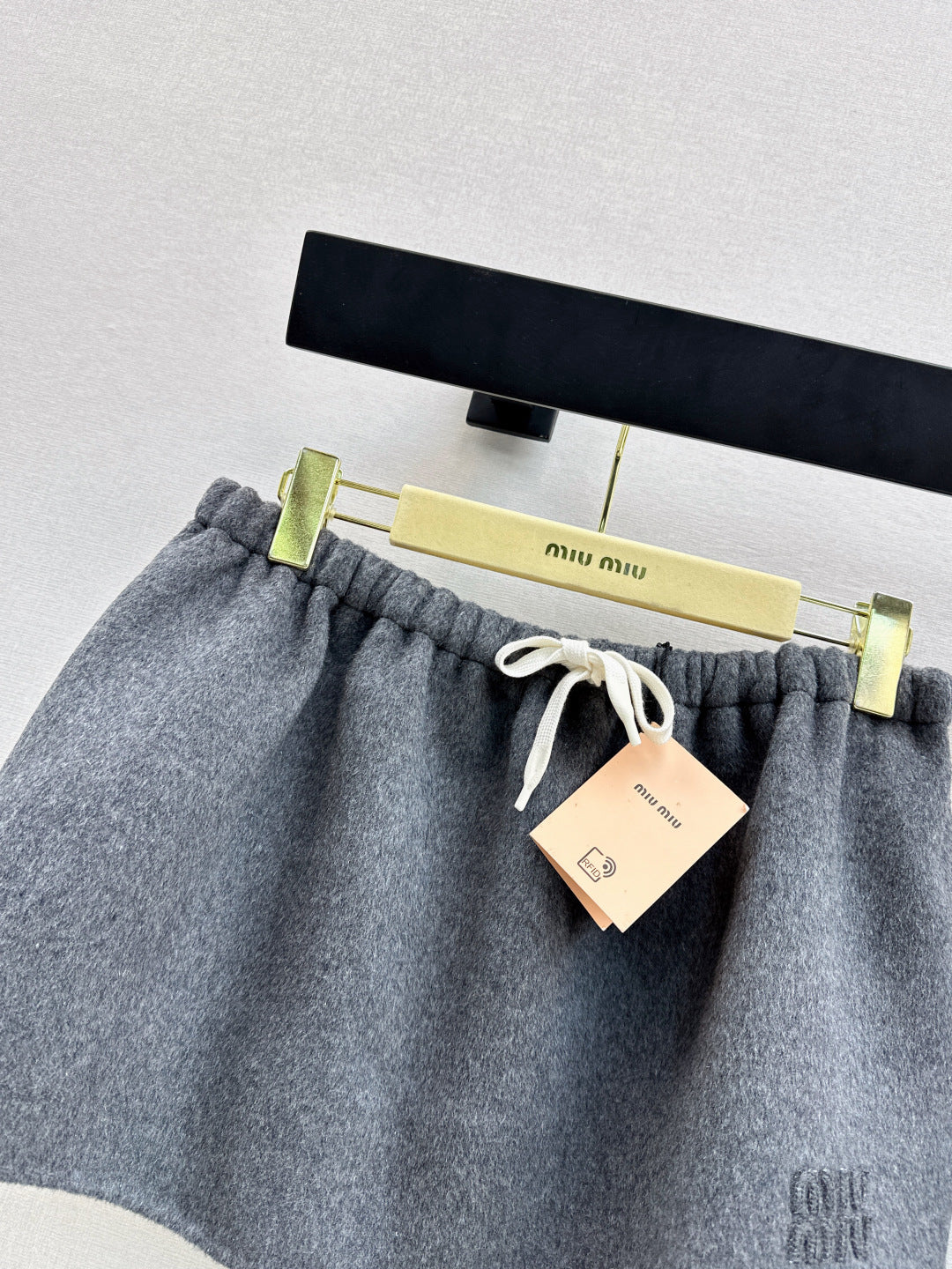 Miu 25fw wool miniskirt
