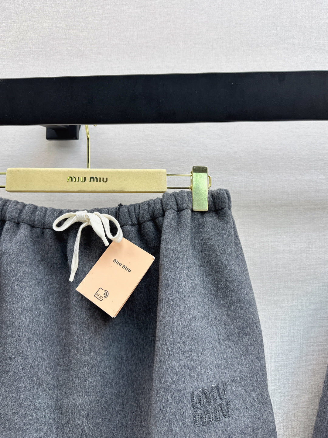 Miu 25fw wool miniskirt