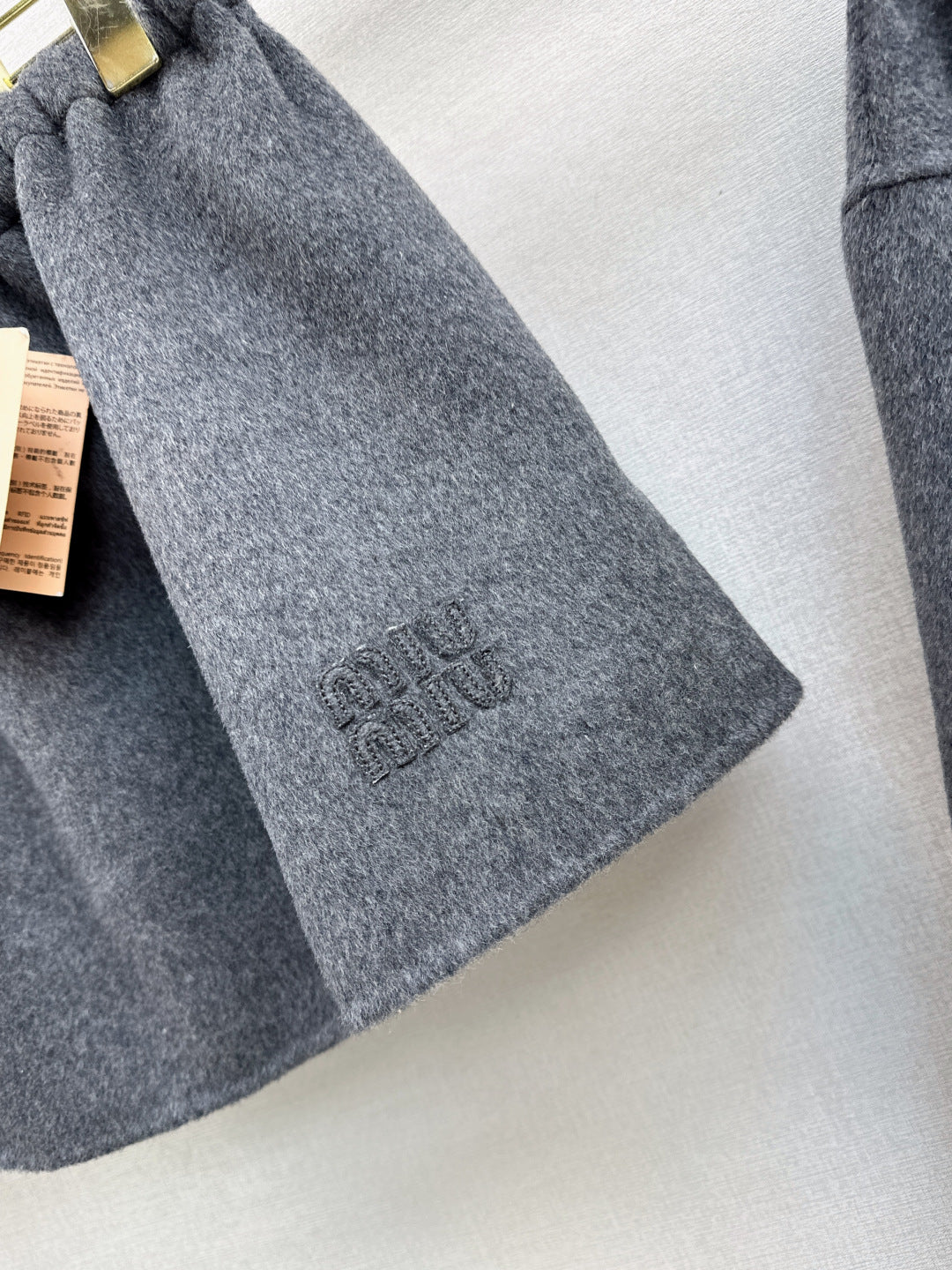 Miu 25fw wool miniskirt