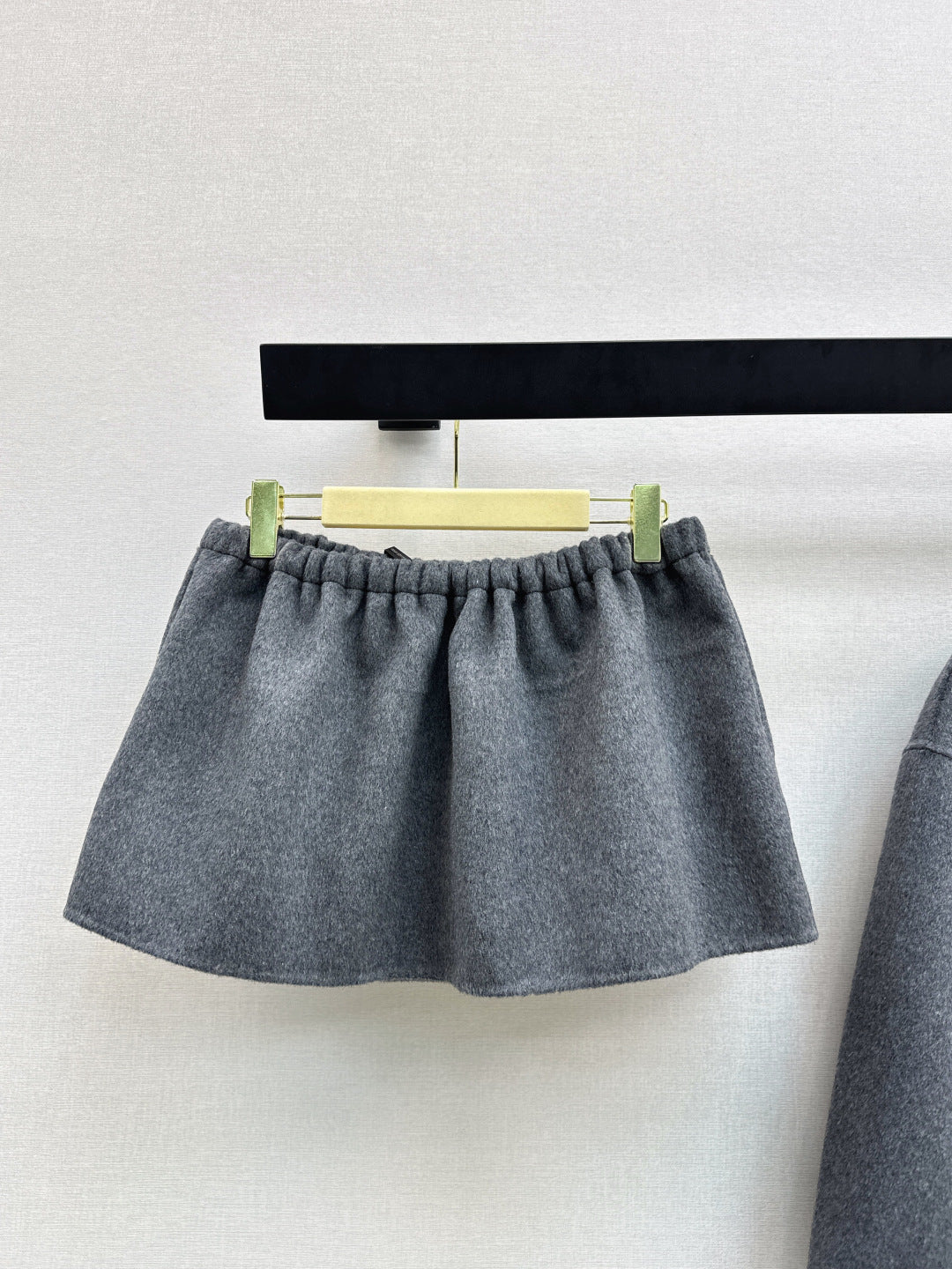 Miu 25fw wool miniskirt