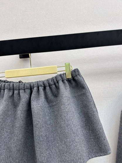 Miu 25fw wool miniskirt