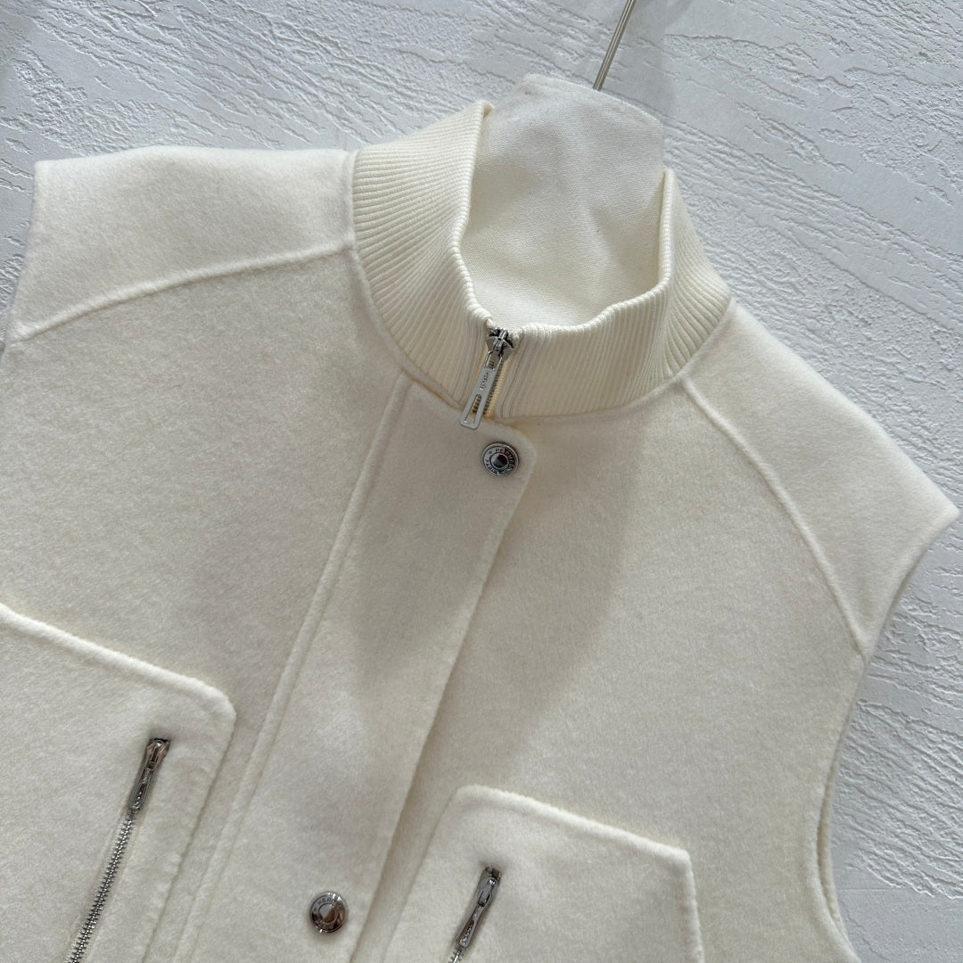 Herm 25fw cashmere vest
