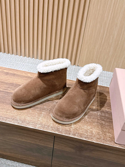 Miu 25fw insulated boots